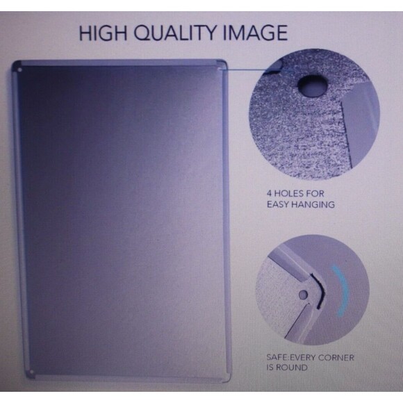 I Don't Have A Bucket List...Metal Sign Humor Home Decor She Shed Gift NIP - Picture 4 of 5